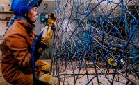 Александра Weld Queen (Королева Сварки) на площадке Корпоративный Университет Сбербанка.